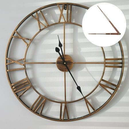 unbranded Wall Clock Hands Modern Small Vintage Home Decor Retro Brown
