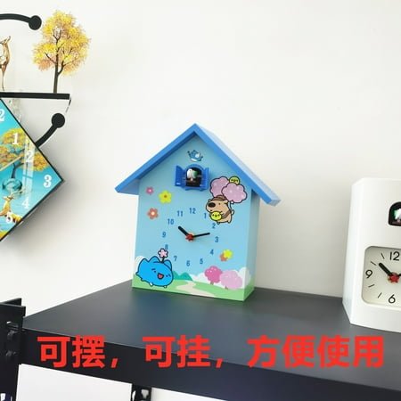 Wall Clock Cuckoo Clock Alarm Clock Bird Call Creative Children Pocket Watch Living Room Desk Clock Clock Mute Cooing Clock