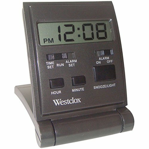 Westclox 47508 B Travelmate Folding Alarm Clock