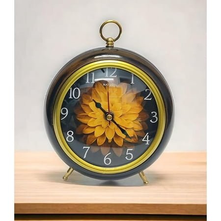 Wooden Table Clock for Home Decor, Office Desk, Study Table, Showpeice, Decorative & Gift Item