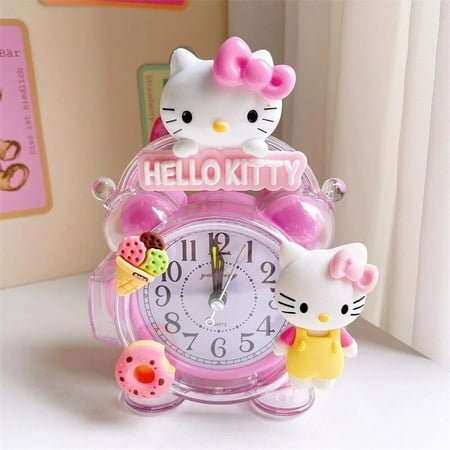xianningshilaihui Hello Kitty Alarm Clock, Remote Control