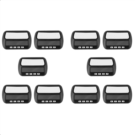 10X Chess Clock, Digital Chess & Game , Multipurpose Portable Professional Clock Black