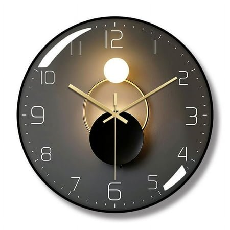 12-Inch Fashion Noiseless Hanging Clock Wholesale Living Room Simple Quartz Clock Nordic Clock Wall Clock