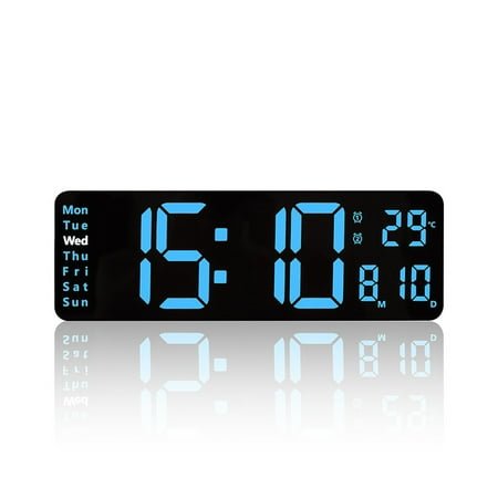 13 inch minimalist seat hanging dual-purpose large font alarm clock