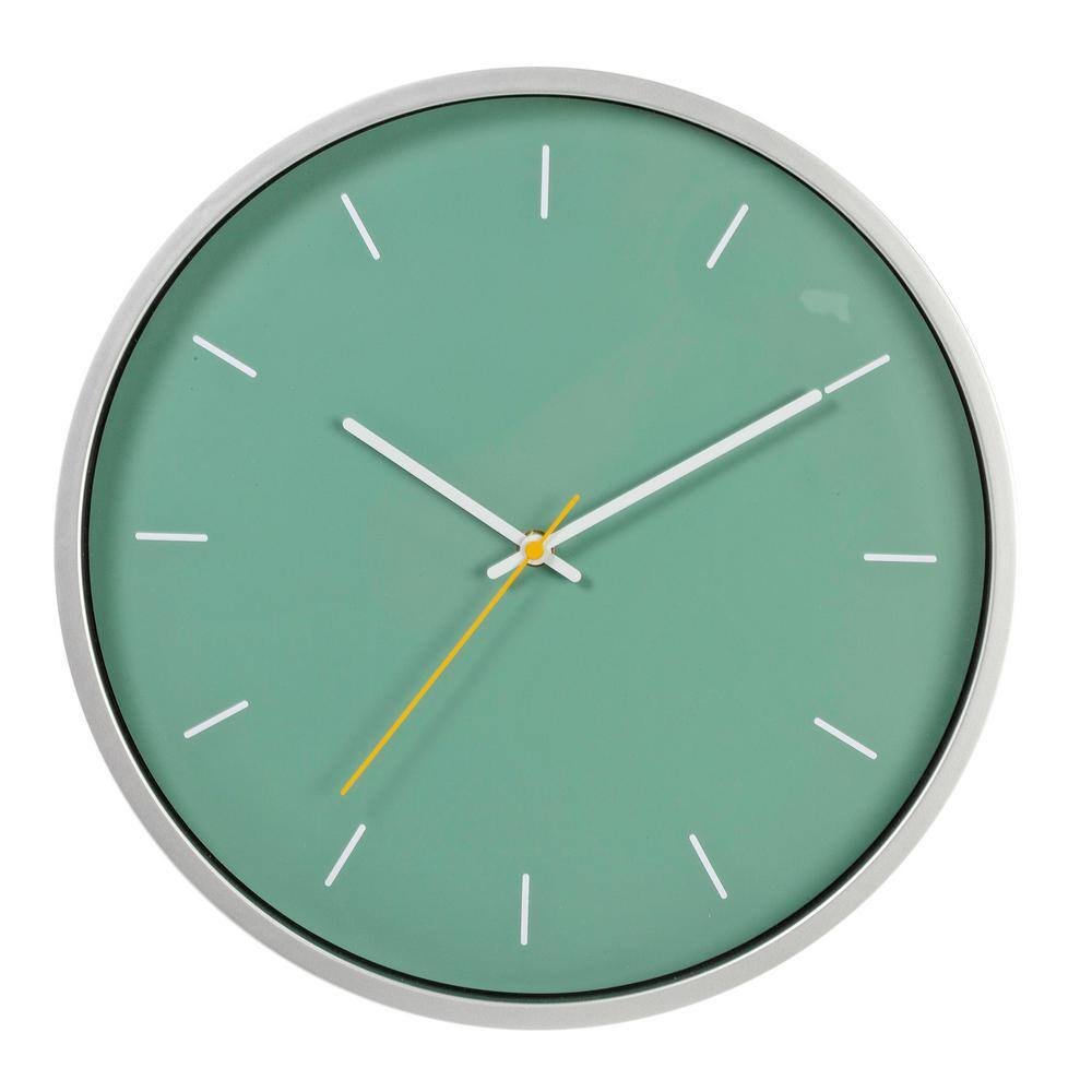 14 in. Silent Non Ticking Modern Wall Clock