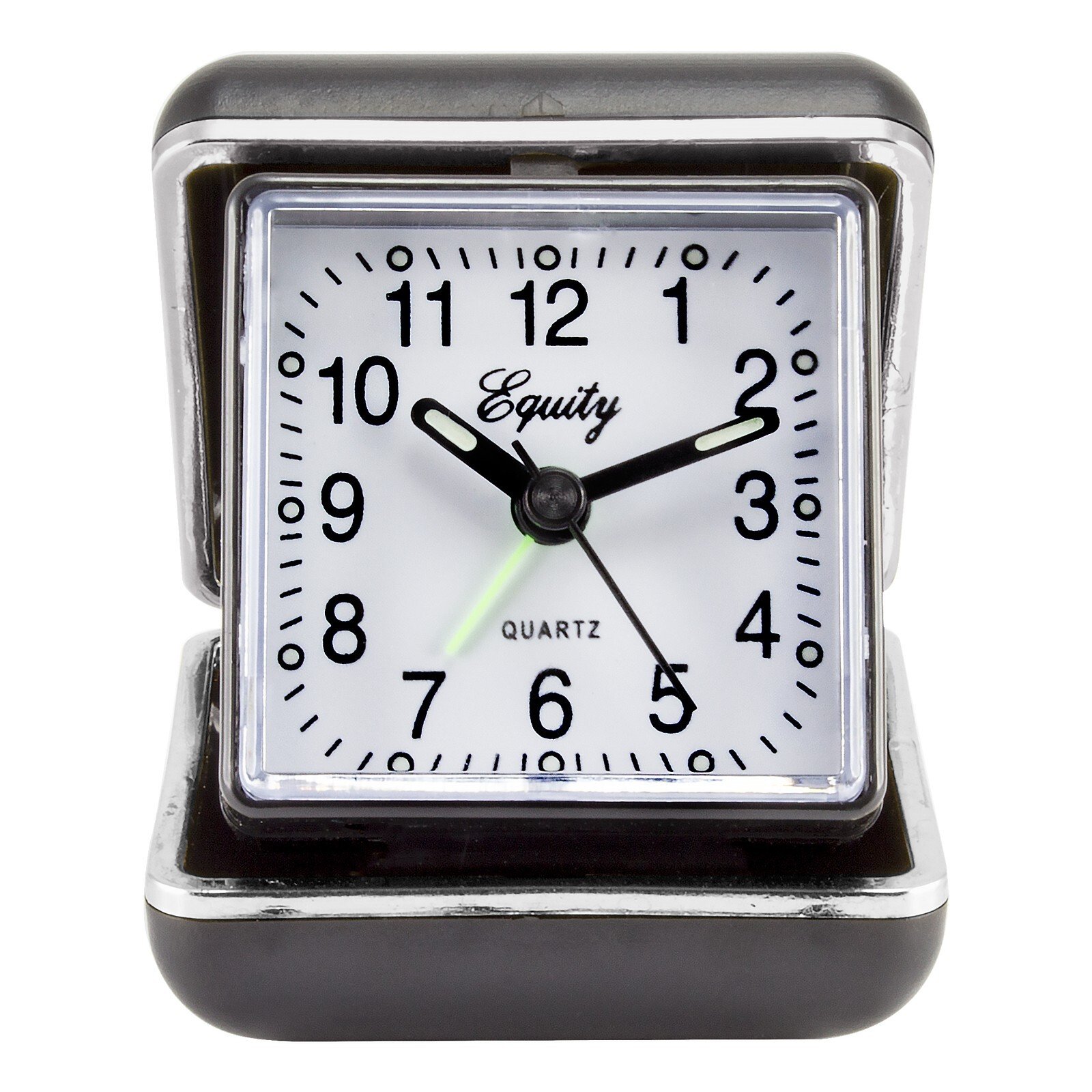 20080 Equity by La Crosse Analog Quartz Folding Travel Alarm Clock