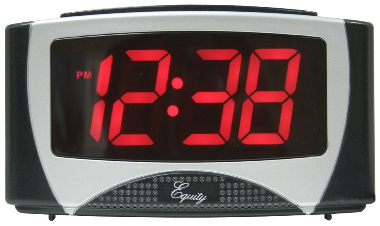 30029 Equity by La Crosse AC Powered 1.2" Red LED Display Digital Alarm Clock