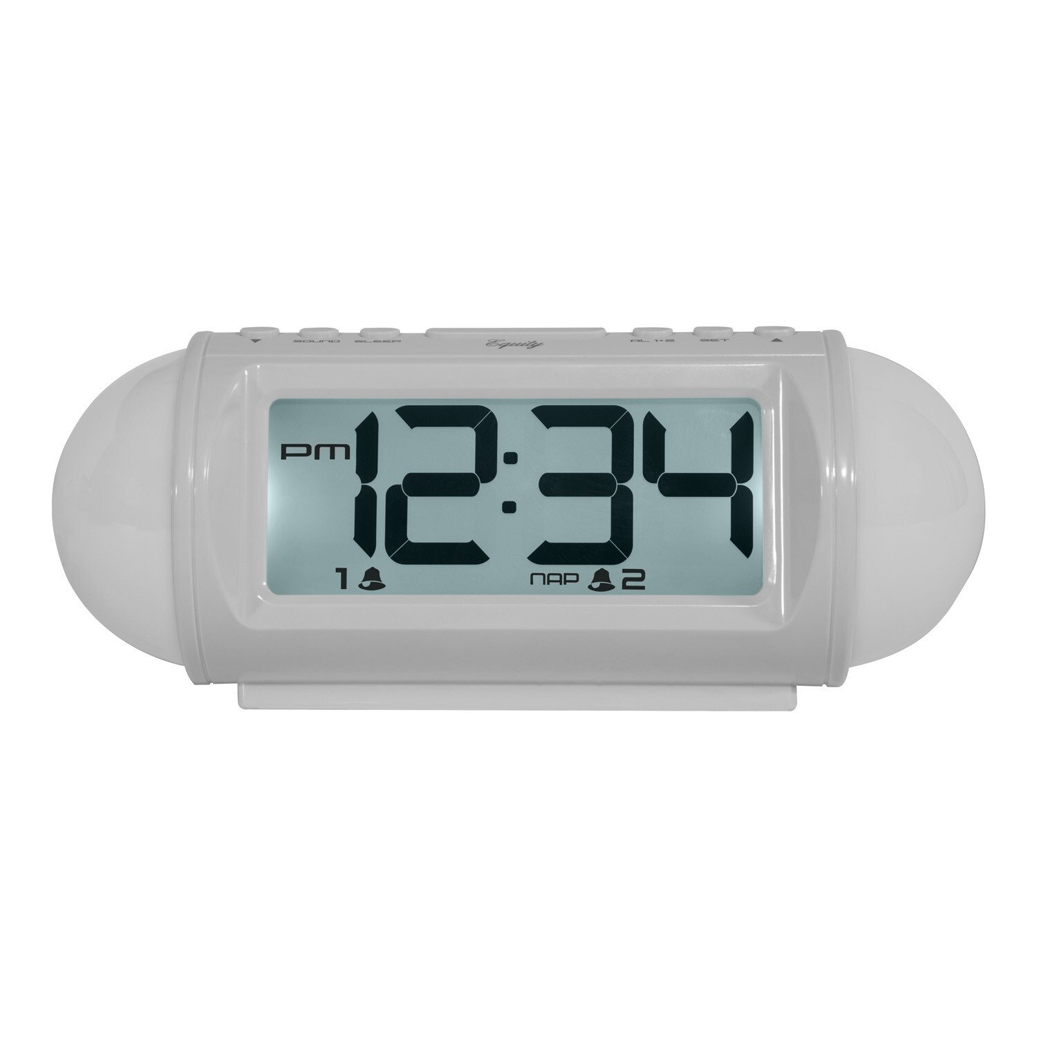 31112 Equity by La Crosse AC Powered Mood Light Alarm Clock with Nature Sound