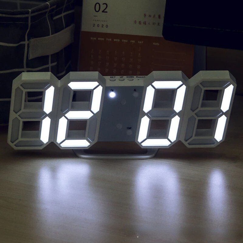 3D LED Digital Clocks Alarm