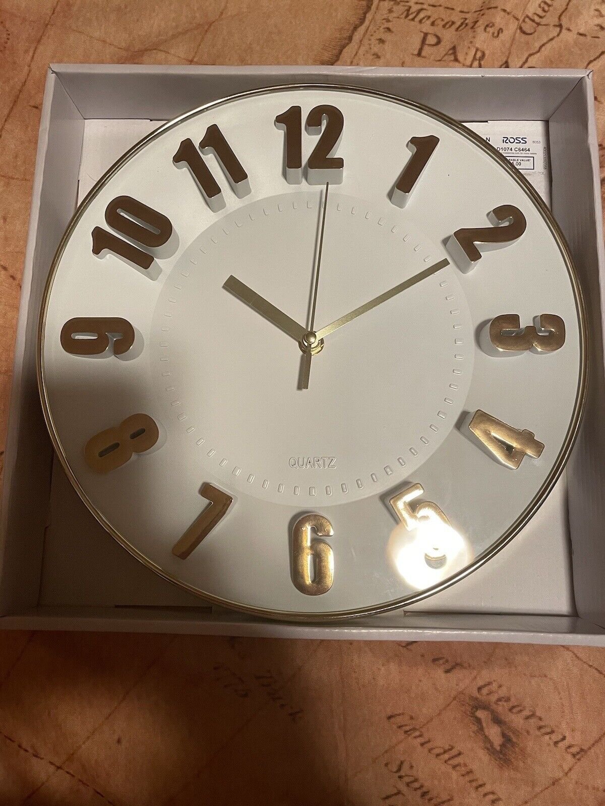 3D Wall Clock (NWT)