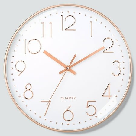 8 Inch 20cm Mute Quartz Wall Clock Creative Fashion Home Living Room Stereo Digital Simple Clock Wholesale