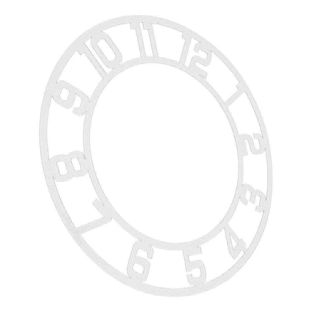 Acrylic Mirror Wall Sticker Round Circle Clock Decorative Stickers