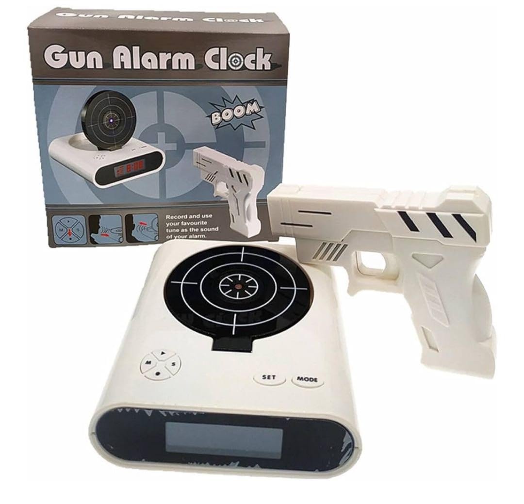 Alarm clock alarm shooting funny goods #ac9adb