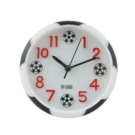 Alarm Clock Bedside Basketball Football Shape Sport Fashion Creative Alarm Clock 3D Stereo Digital Clock Clock for Bedrooms, Table, Home