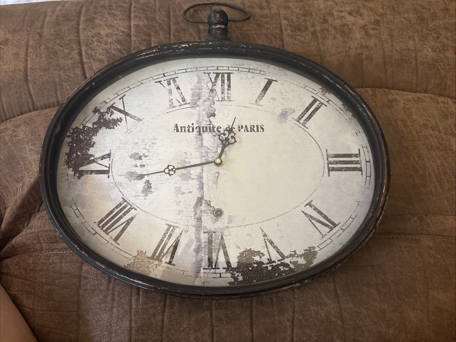 Antiquite de PARIS Pocket Watch Wall Clock Battery Powered (AA)