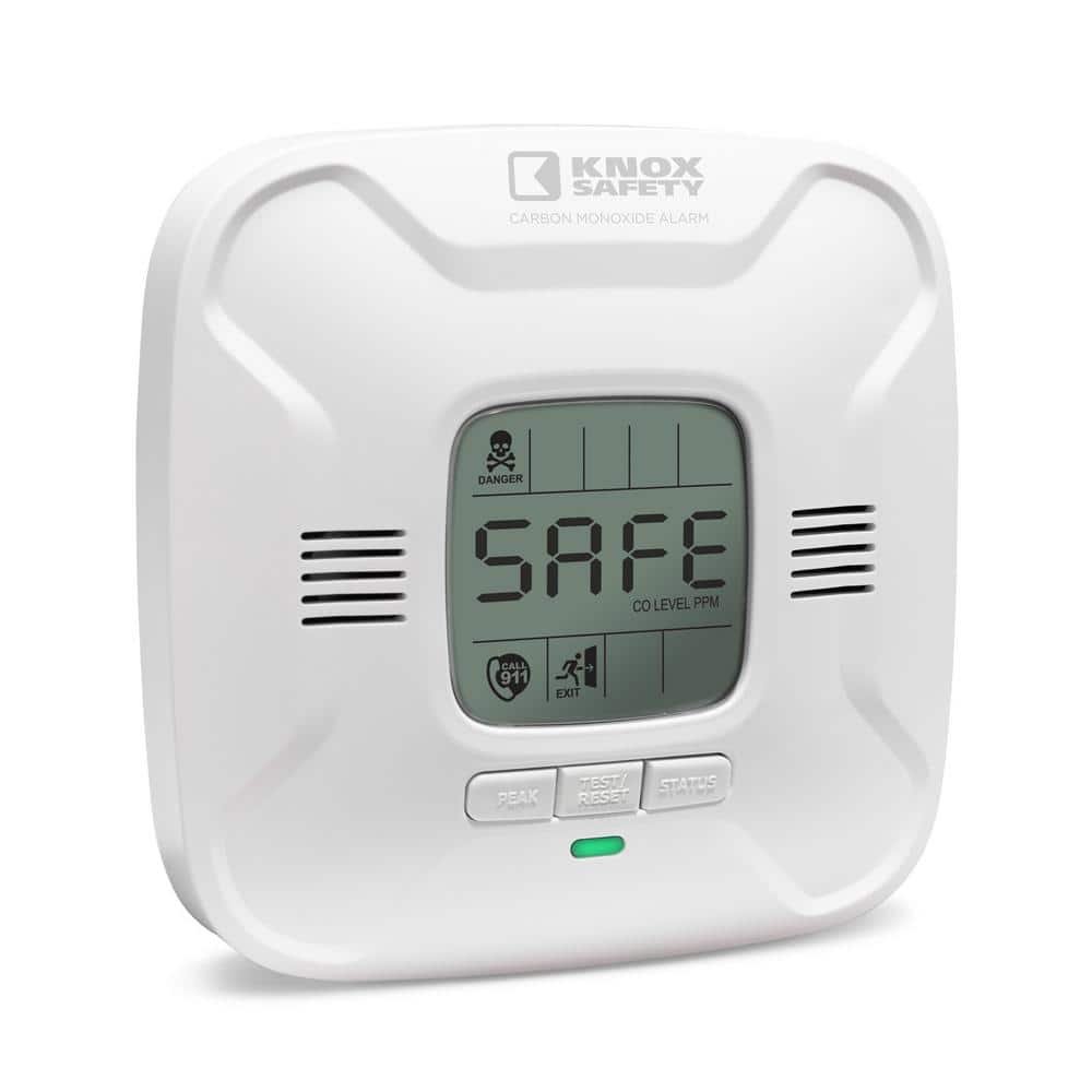 Battery Operated Carbon Monoxide Alarm, Digital Display, Voice Alerts, Bilingual, Ten Year...