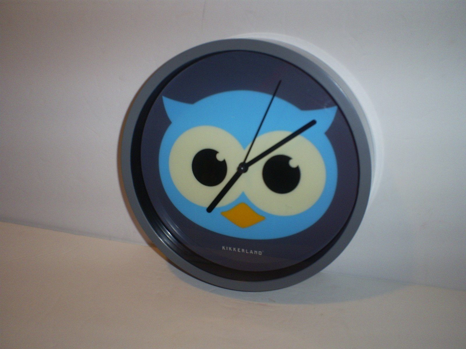 Beautiful 8" Owl Wall Clock By Kikkerland