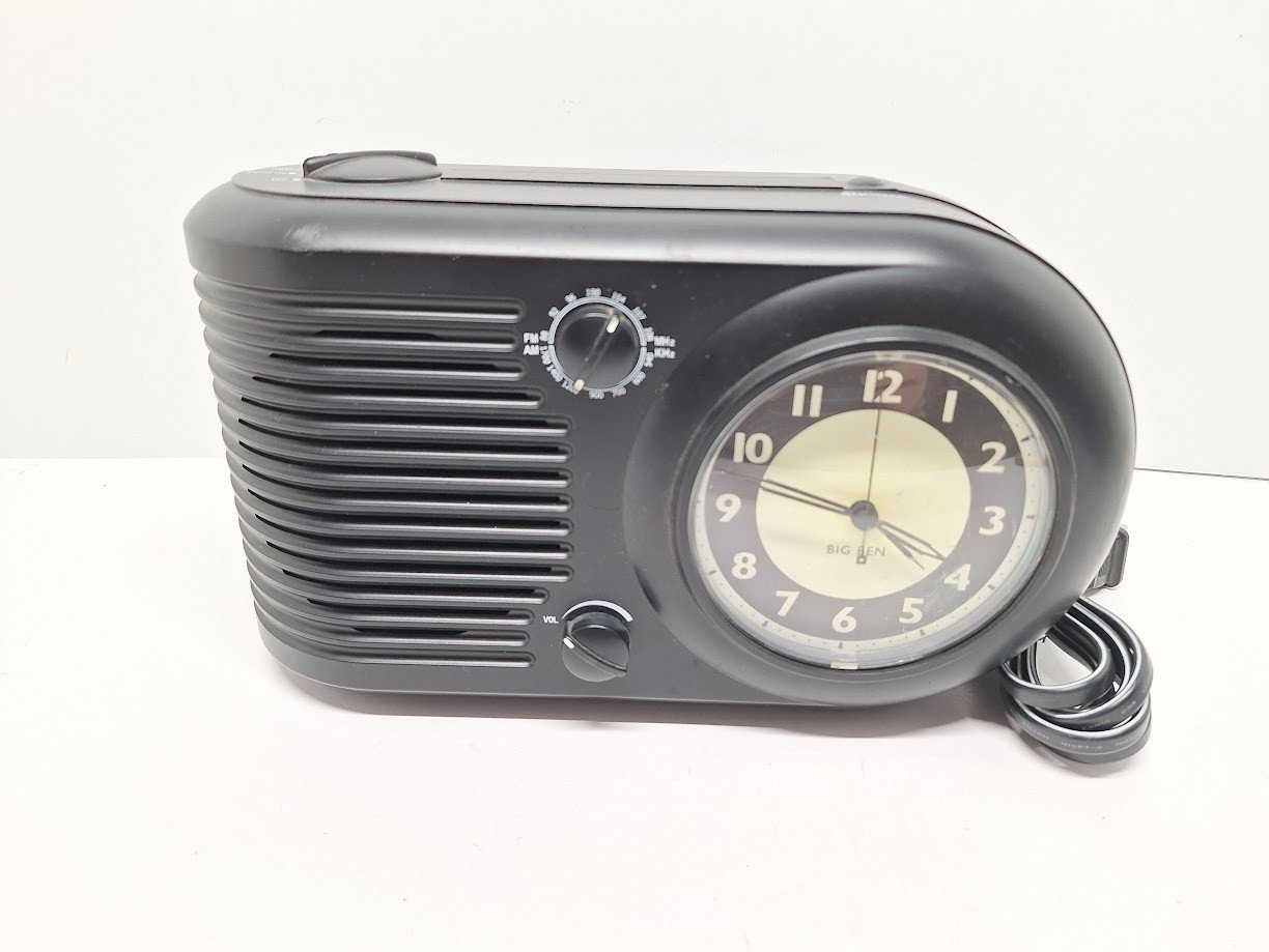 Big Ben Westclox Retro Radio Alarm Clock Working