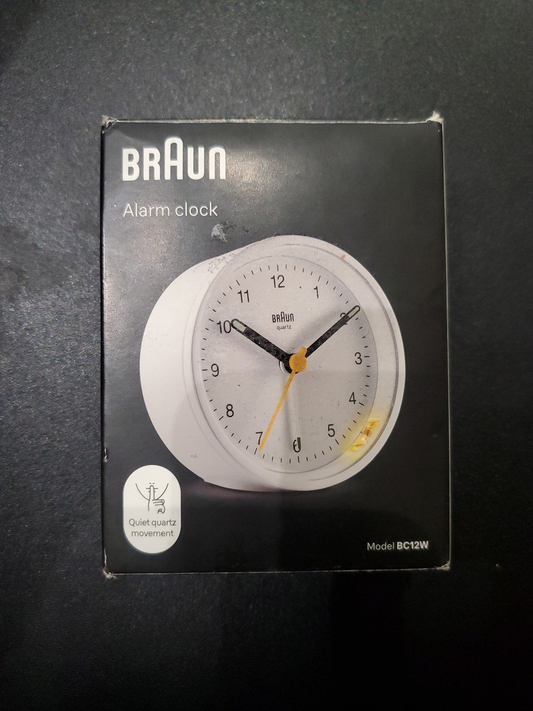 Braun Alarm Clock BC12W Quartz Movement