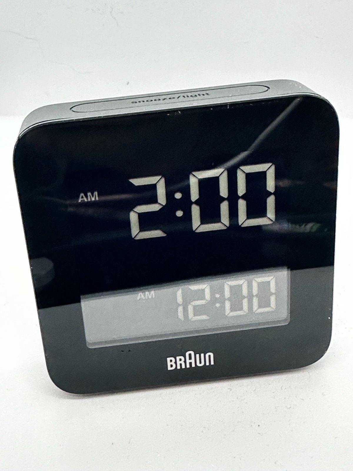 BRAUN BC09B – DIGITAL TRAVEL ALARM CLOCK (BLACK)