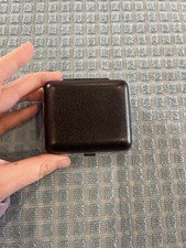 BULOVA Travel Alarm Clock Foldaway Case Tabletop