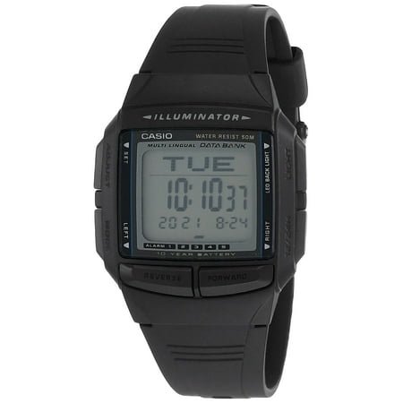 Casio DB36-1AV 30 Page Databank Digital 5 Alarm Mode Countdown Timer Watch