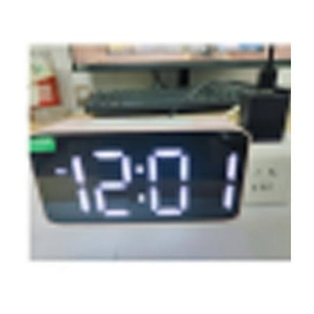 CCOCC Alarm Clock,Customizable Digital Clock with Dual Alarm,Multicolor Bedside Clock with Snooze Function and USB Charging