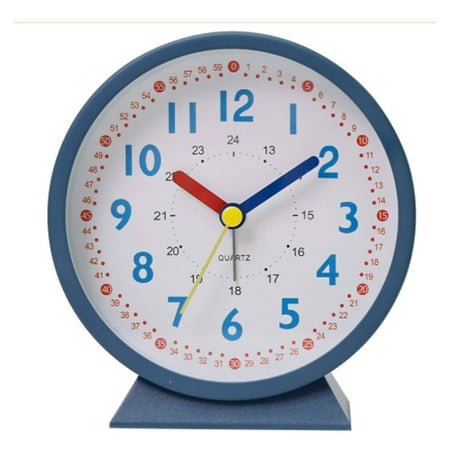 CCOCC Alarm Clock,Refined Display Desk Clock,Nightlight-Ready Alarm Clocks for Bedrooms with Subtle Metal Sweep