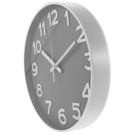 Chic Wall Clock Housewarming Gift Countdown Large Display White