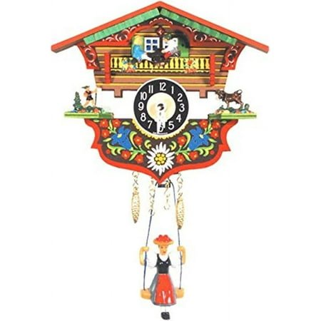Collectible Engstler Battery Operated Clock Mini Size 5 H x 5.75 W x 2.5 D