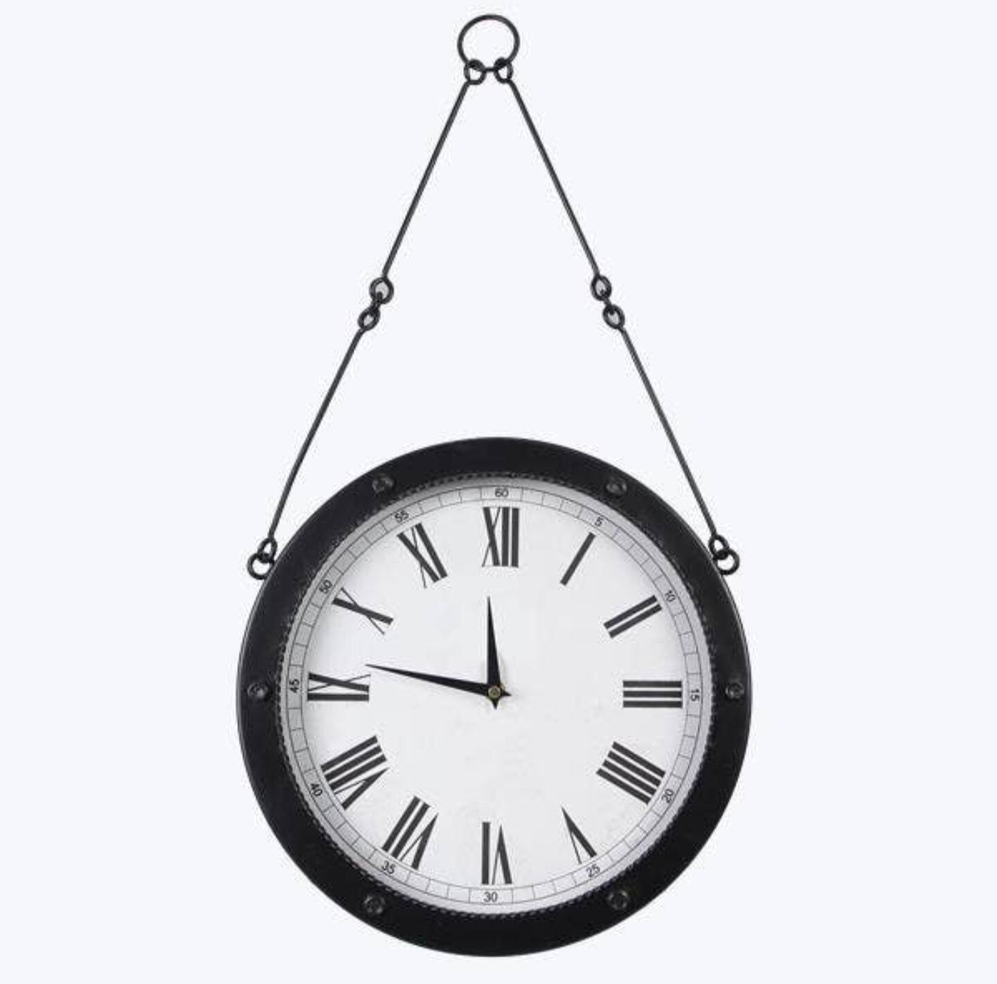 Decorative Hanging Metal Round Wall Clock