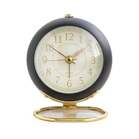 DESIGNICE Alarm Clocks for Bedrooms,Night Light Function Clock for Bedroom,Silent Design Accurate Timekeeping Analog Alarm Clock,Style1