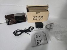 Digital Alarm Clock Large Display Open Box New Nice