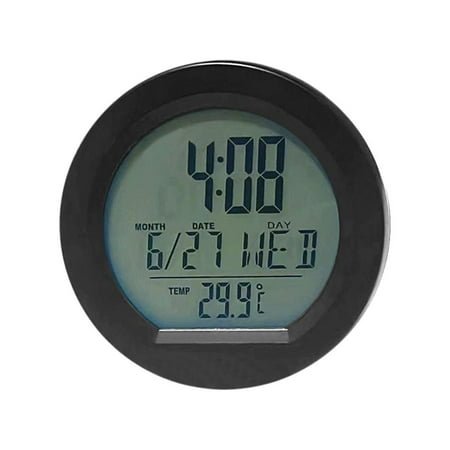 Digital Clock Solar-Powered Multi-Function Display with Long Battery Life and Temperature Resistant Shell