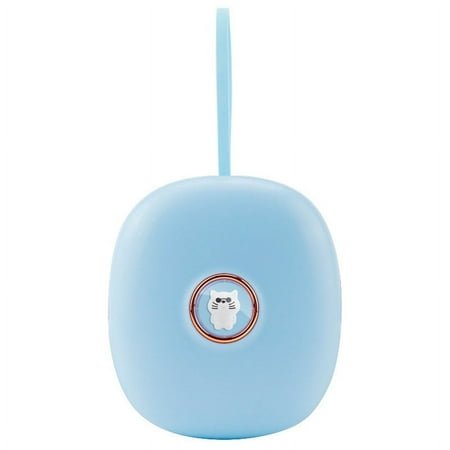 Digital Vibrating Alarm Clock for Heavy Sleepers Hearing Impaired Deaf Teens, Battery Operated for T Blue plastic