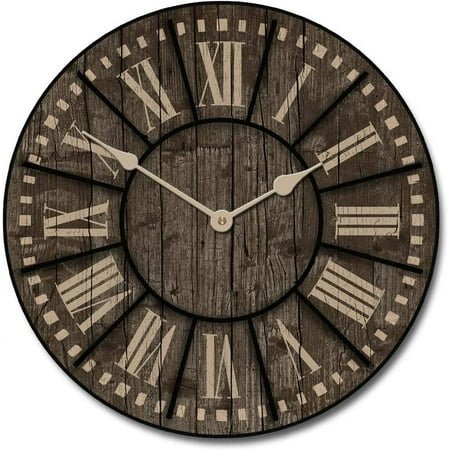 Fe Wall Clock | Ultra Quiet Quartz Mechanism | Hand Made in Beautiful Crisp Lasting Color | Comes in 8 Sizes | 36-Inch