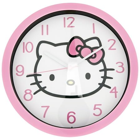 Hello Kitty Classic Indoor Wall Clock, Easy Installation
