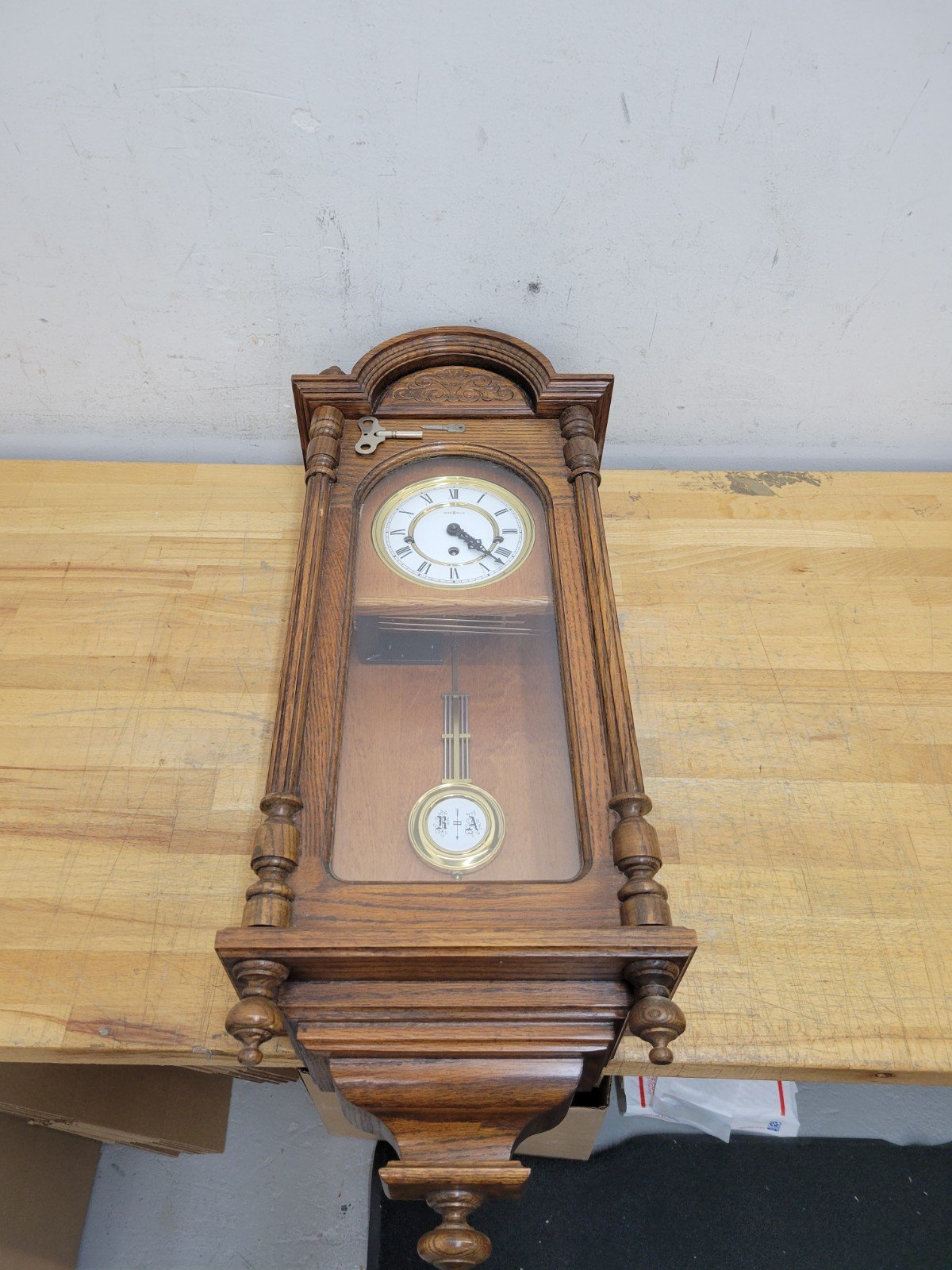 Howard Miller 612-462 Westminster Wall Clock w/ Key