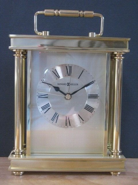 Howard Miller Audra 645-584 Polished Brass Quartz Clock