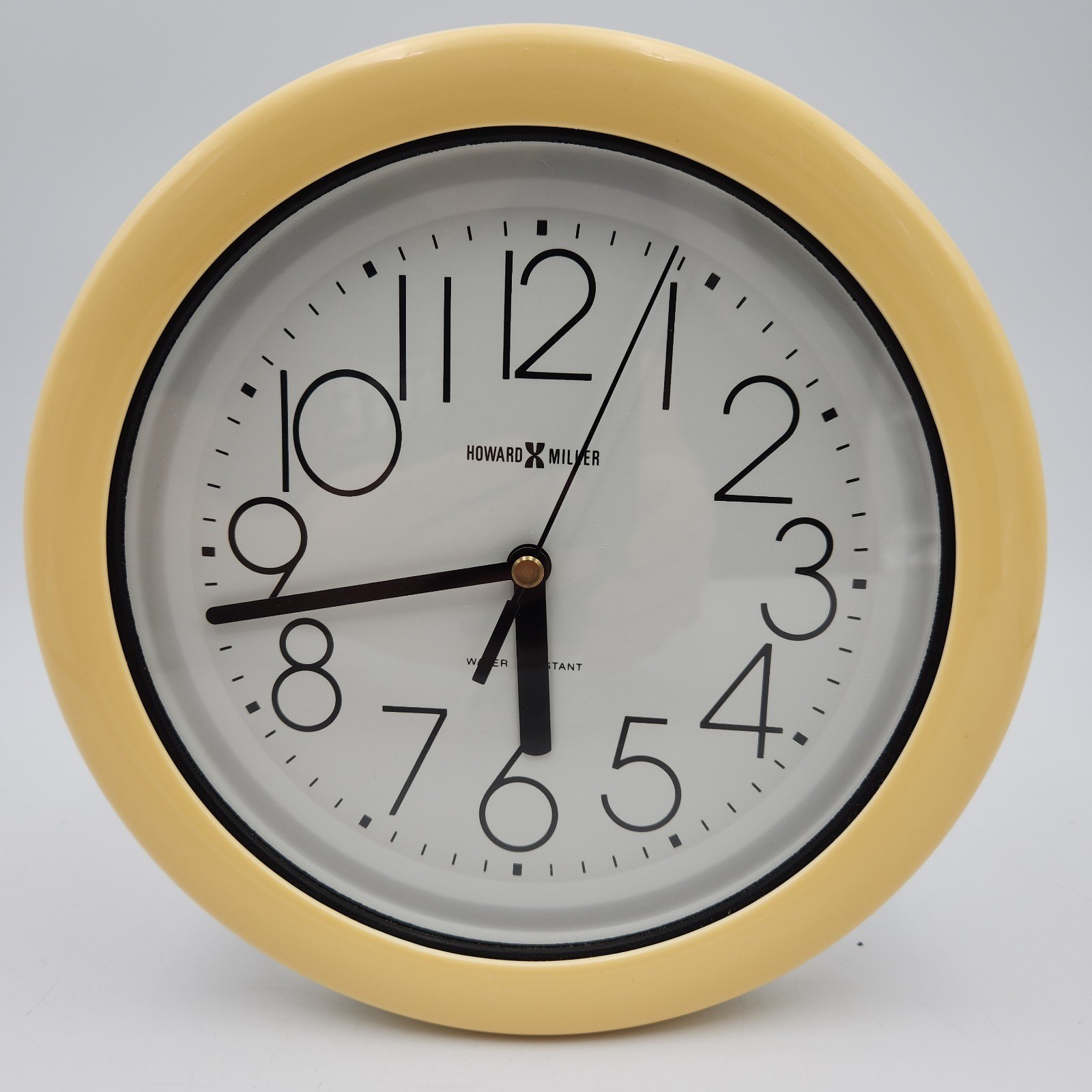 Howard Miller Water Resistant Wall Clock 8.5 Inch Quartz Battery Operated 621187