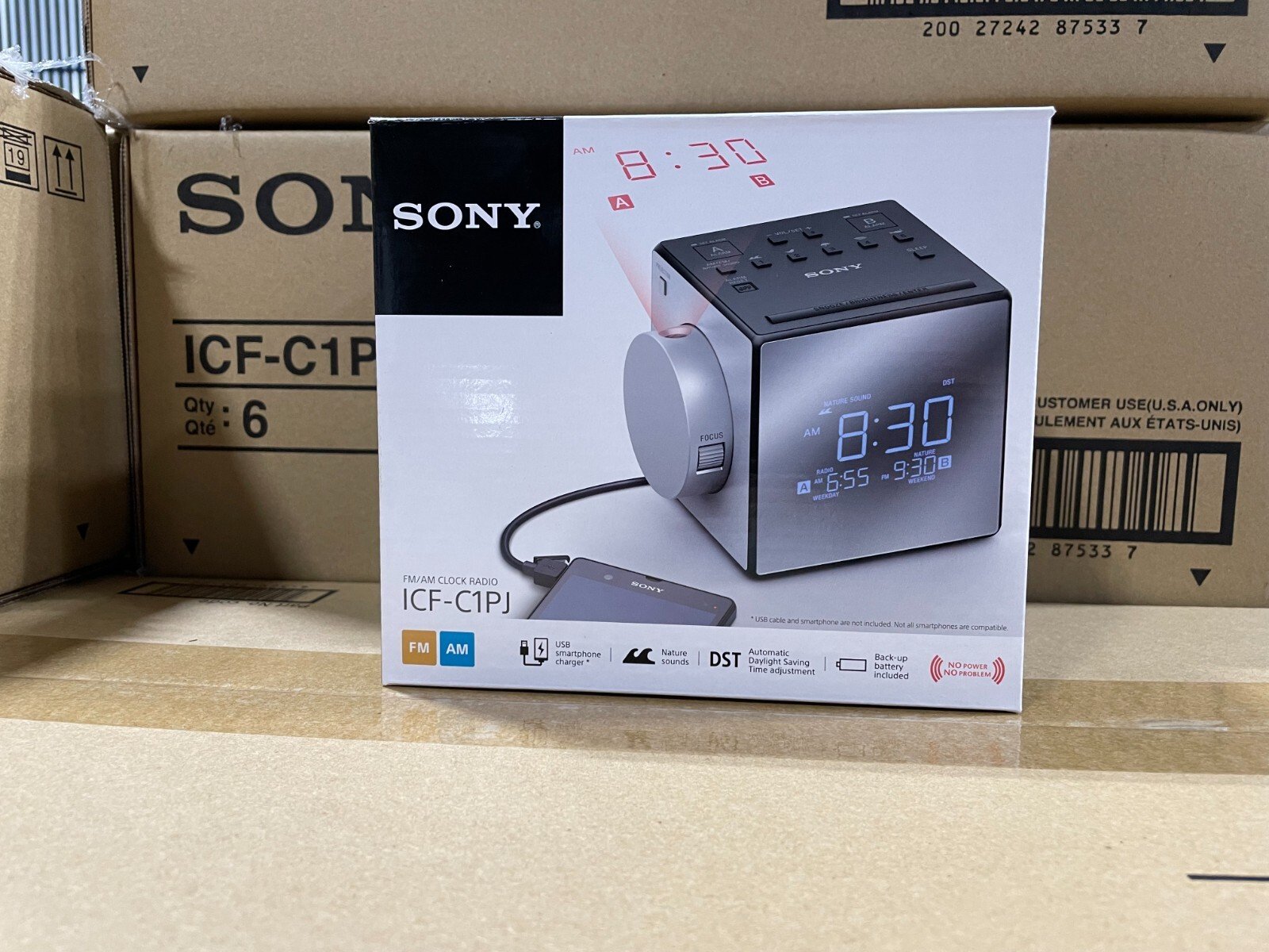 ICF-C1PJ SONY ALARM CLOCK RADIO BRAND NEW