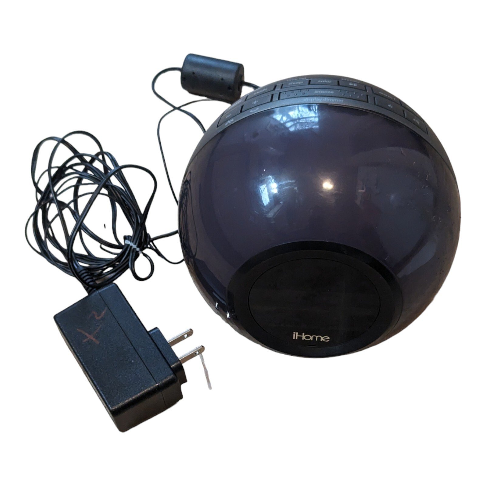 iHome IBT29 Color Changing Bluetooth Speaker Dual Alarm Clock Radio