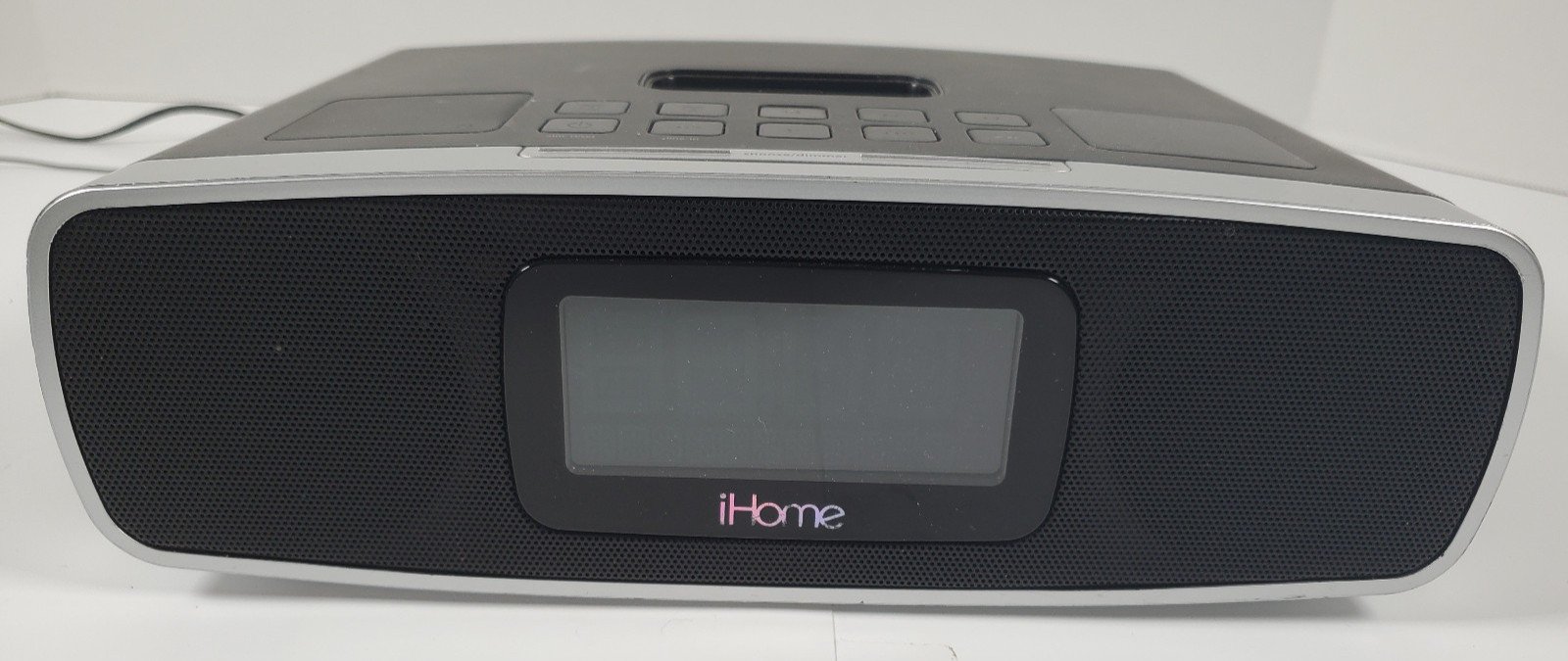 iHome (iP90) iPod Speaker Docking Station Radio Alarm Clock - Black