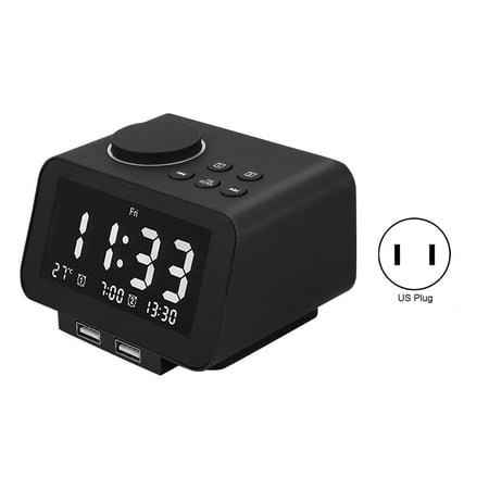 K8 Smart Intelligent Innovative Bedside Electronic LED Radio Alarm Clock 100-240V(US Plug)