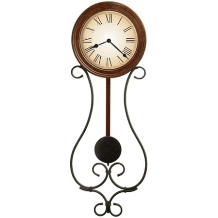 Kersen Wall Clock – Antique Decorative Analog Clock with Quartz, Battery-Operated Movement for Room Decor, Kitchen Clock, Office Wall Decor & Vintage Farmhouse Charm