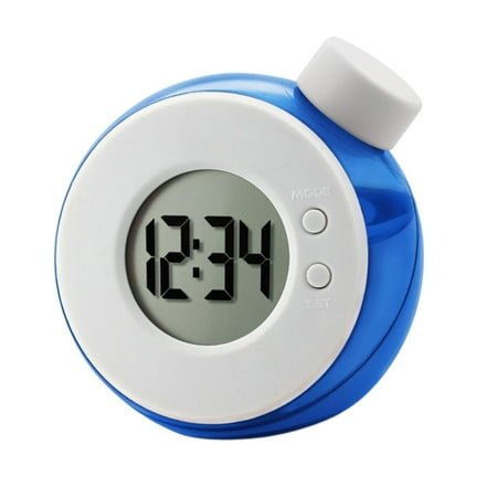 Kuntesetty Water Powered Clock Alarm Clock Desk Clock Fashioned Funny Bedside Clock