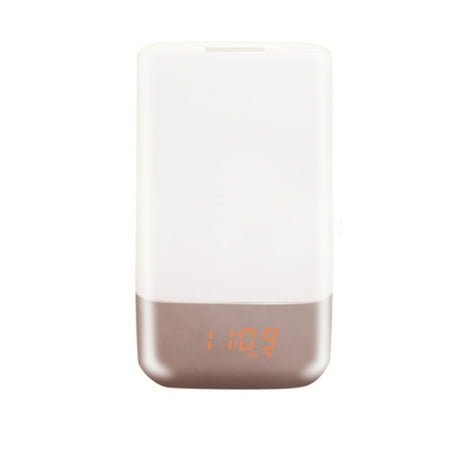LABRIMP 1 Set Led Night Light Wake Alarm Clock With 250lm Lumens For Bedroom Lighting