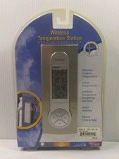 La Crosse Wireless Digital Thermometer Indoor Outdoor Min & Max Clock NEW Sealed