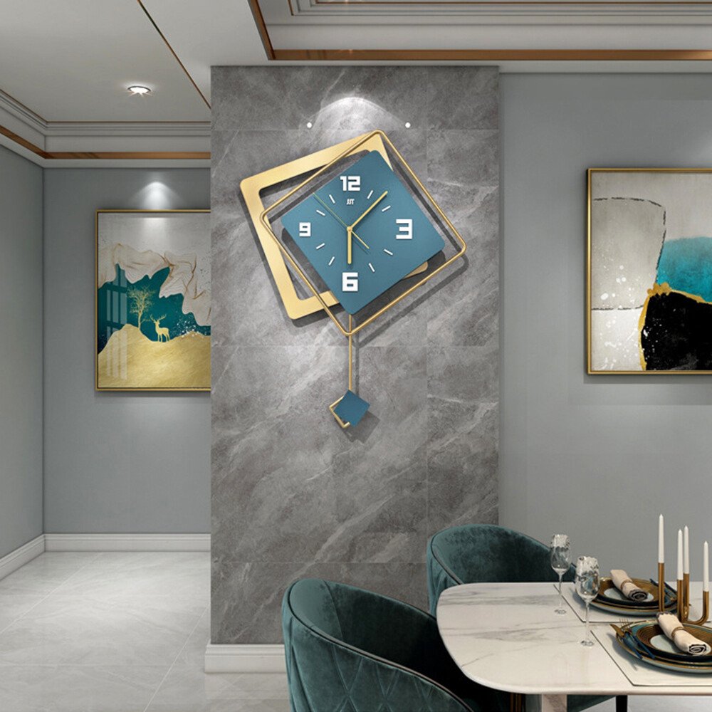 Large Wall-Clock Modern Bedroom Art Oversized Living Room Silent Decorative Home