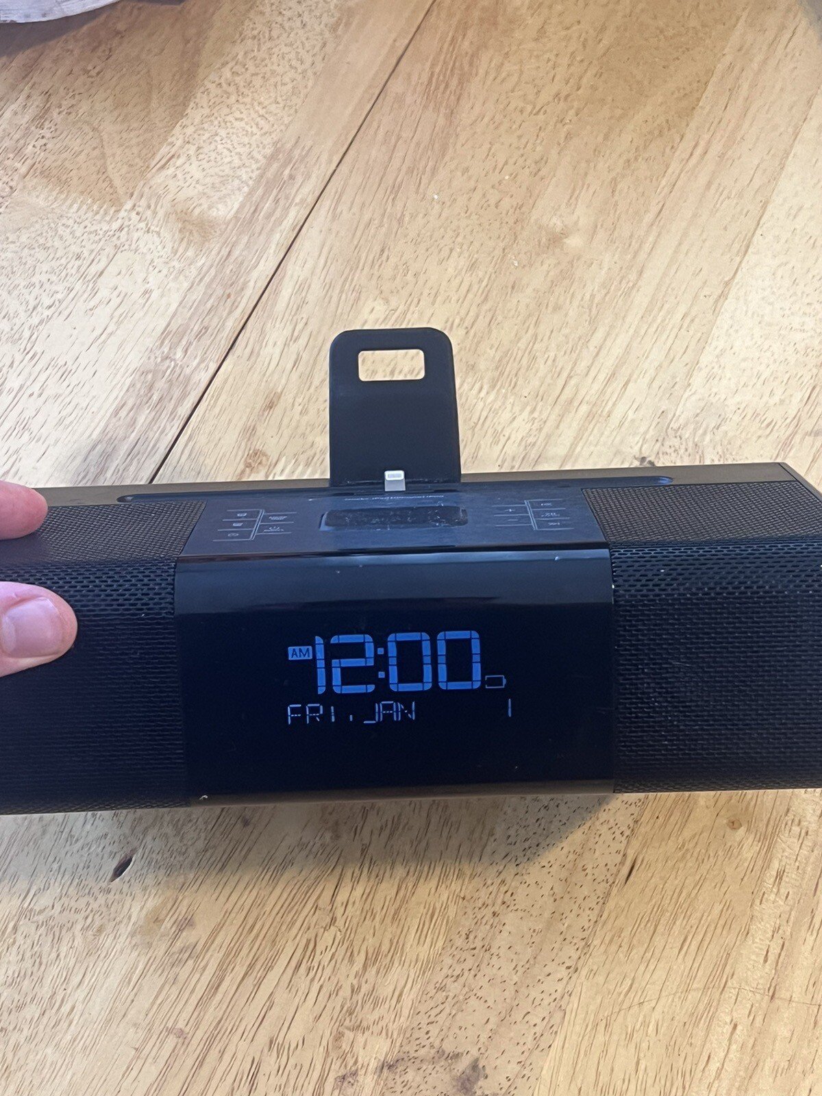 Lightning Dock Clock Radio and USB Port Power Cord